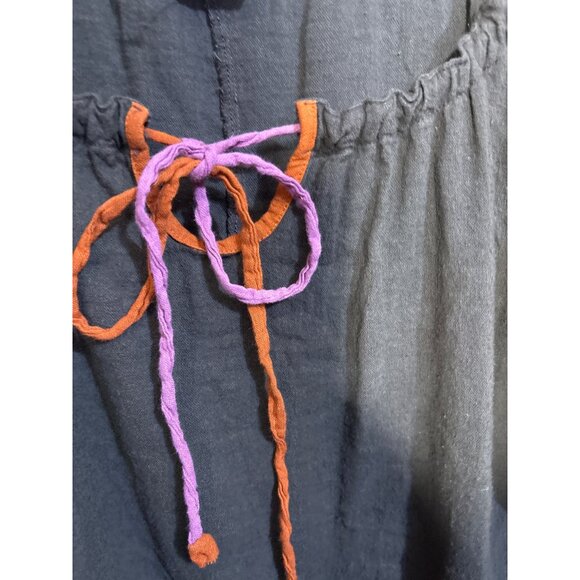 Sacred Threads Womens Bohemian Tunic Top With Embroidered Floral Detail 3/4 Slee - Picture 5 of 7